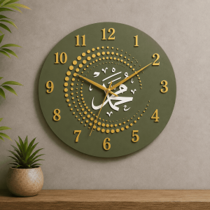 3D Handcrafted Wall Clock