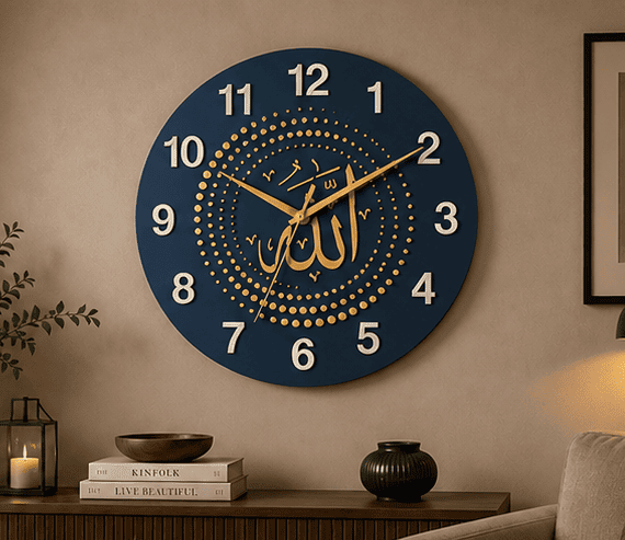 3D Handcrafted Wall Clock