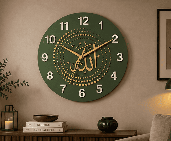3D Handcrafted Wall Clock