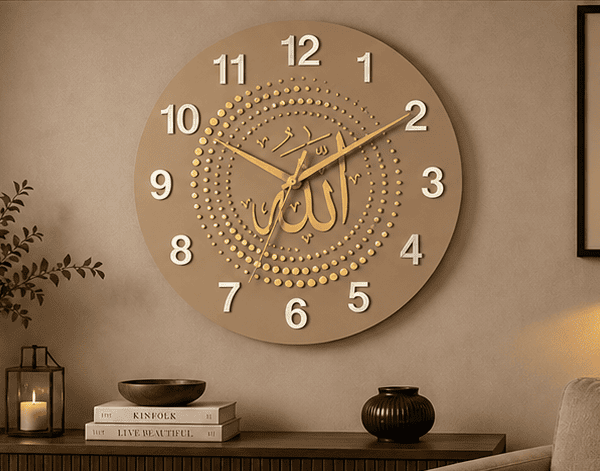 3D Handcrafted Wall Clock