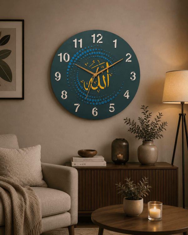 3D Handcrafted Wall Clock