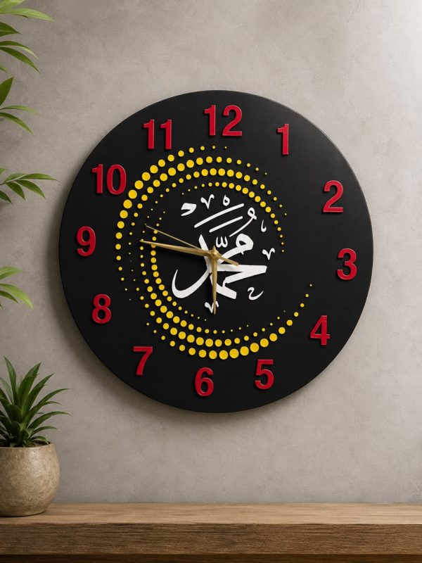 3D Handcrafted Wall Clock